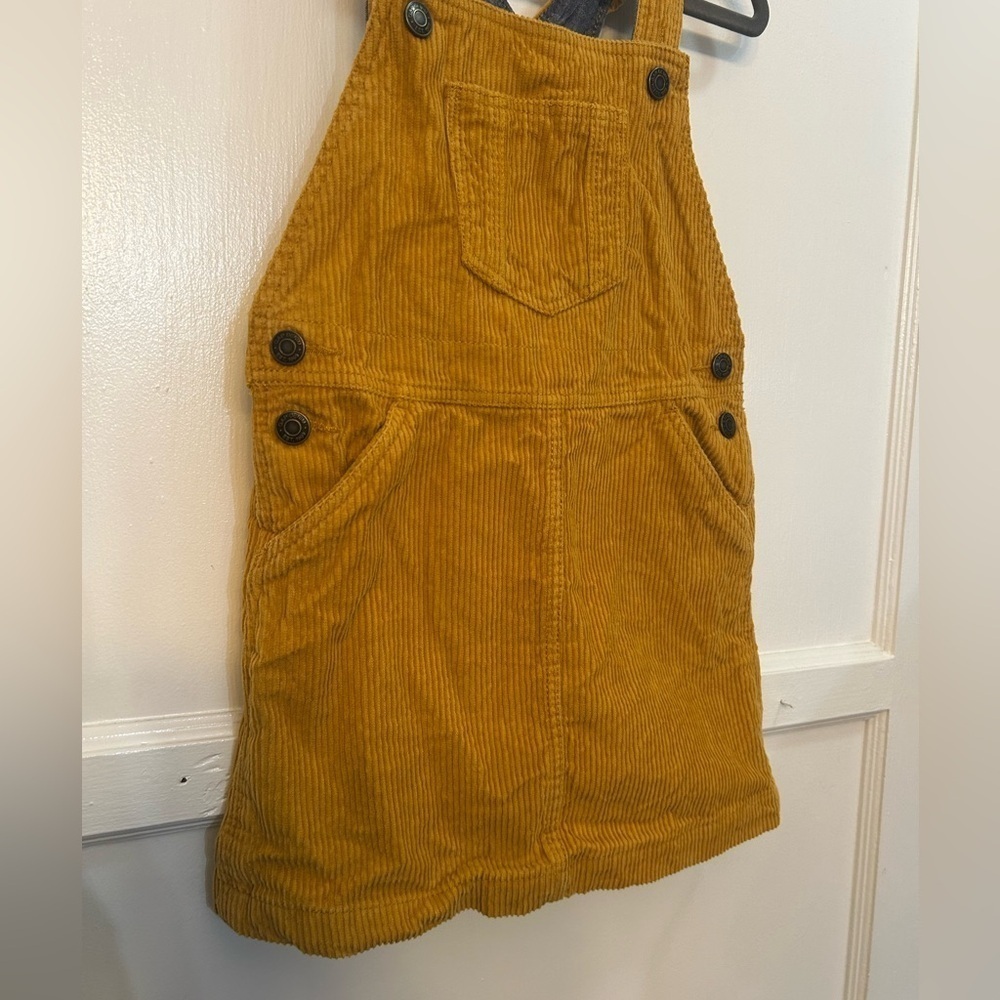 Gap Kids Corduroy Skirtall Mustard size 4 - Picture 2 of 4